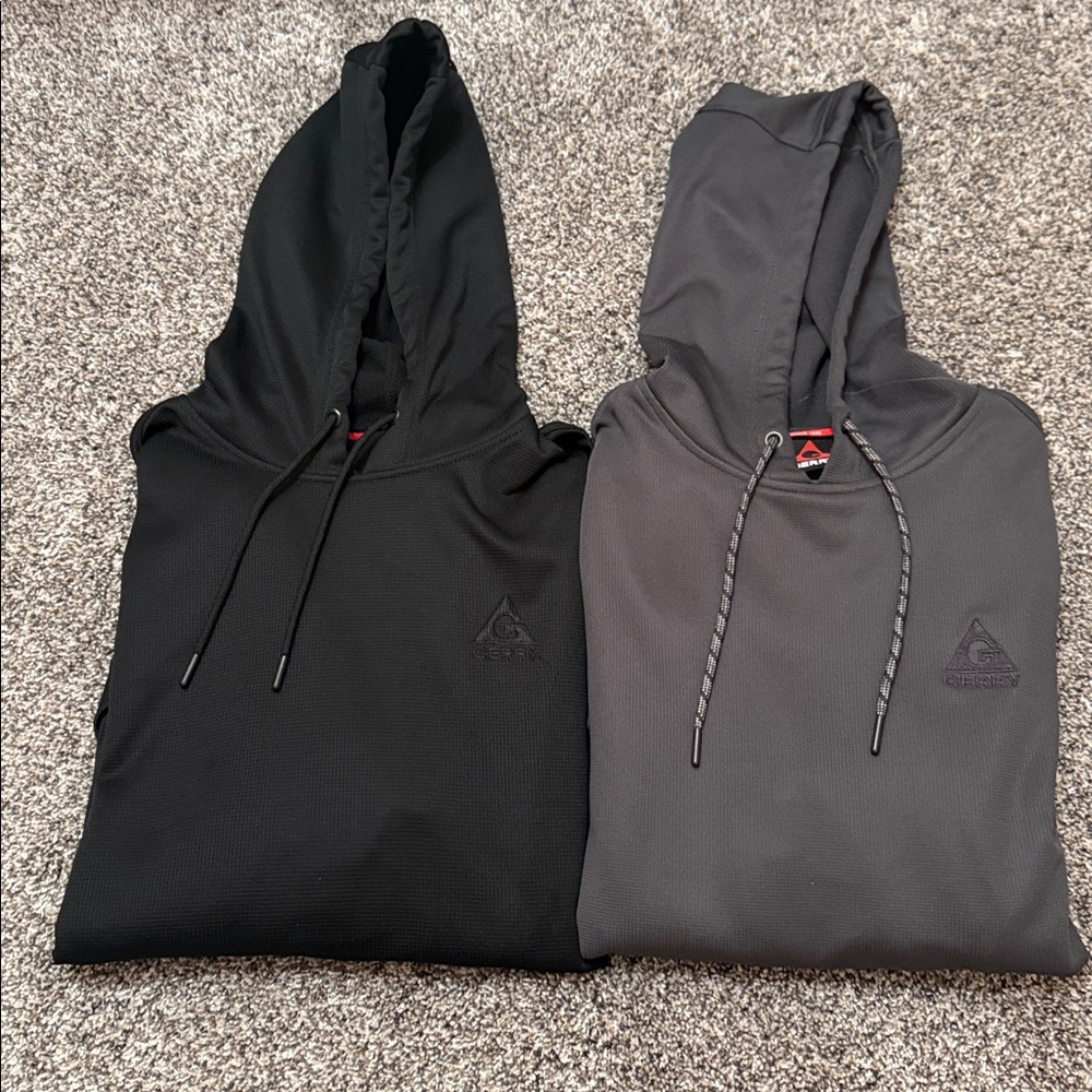 Gerry Men's Charcoal and Black Hoodie Set